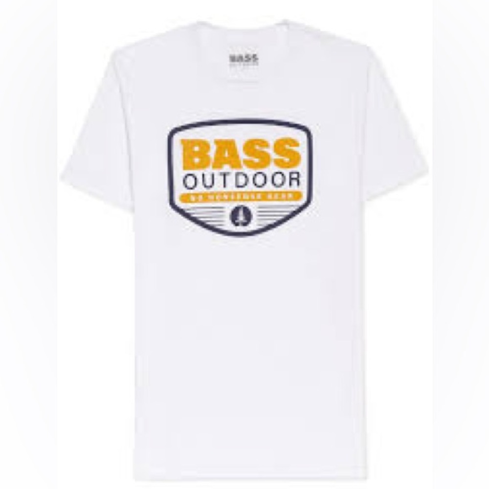 Bass OutdoorMens Crewneck Cotton Graphic T-Shirt